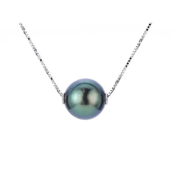 Pearl Pendant, Box, Round, Tahitian, 14 Karat , White similar item image