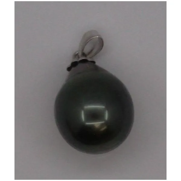 Pearl Pendant, Baroque, Tahitian, 14 Karat , White