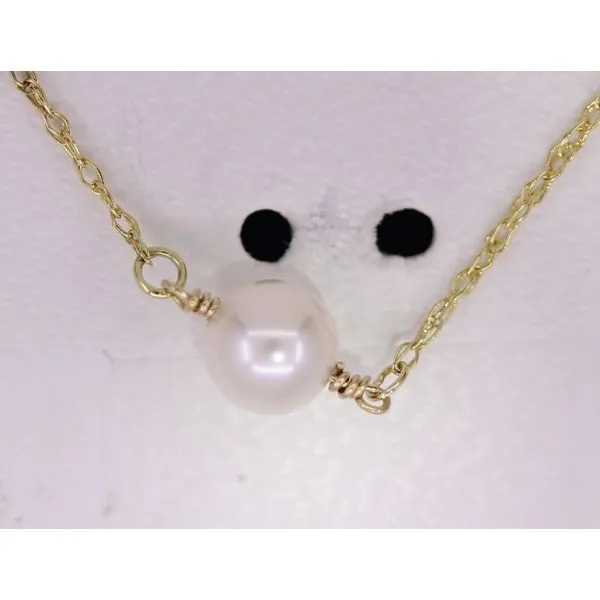 Diamond Pendant, MOM, 0.03 Ct., 14 Karat, Yellow