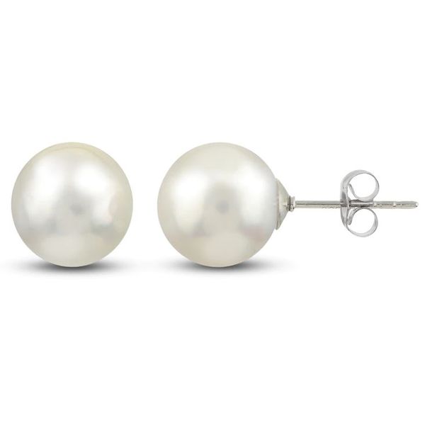 Pearl Earring, Stud , 14 Karat , White Chandlee Jewelers Athens, GA