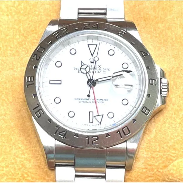 Rolex, Mens, 16570 Explorer II, 40mm StainlessSteel, Auto...