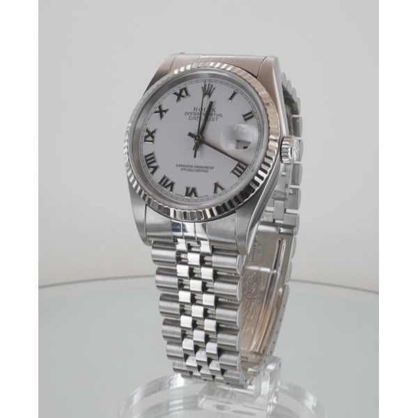 Rolex, Mens, Datejust, 16234, StainlessSteel, Automatic, Image 2 Chandlee Jewelers Athens, GA