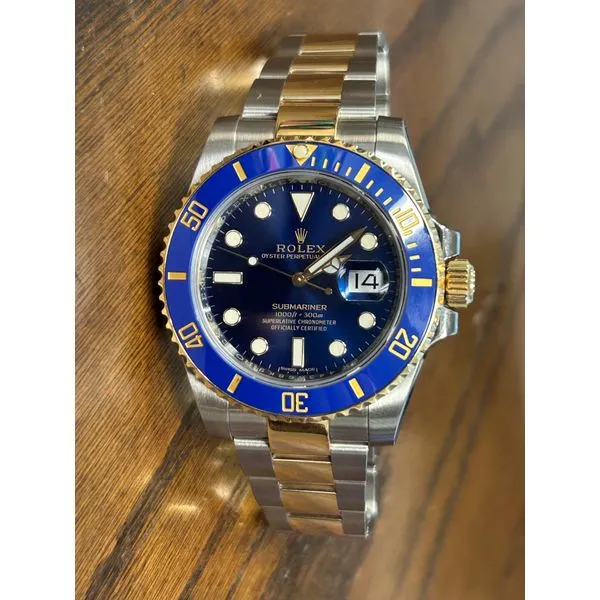 Rolex, Mens, 116613LB Submariner, 18k Gold & Stainless St...