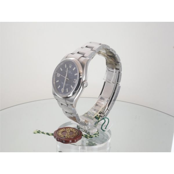 Rolex, Ladies, Oyster Perpetual,114200, StainlessSteel, Automatic, 34 mm. Image 2 Chandlee Jewelers Athens, GA