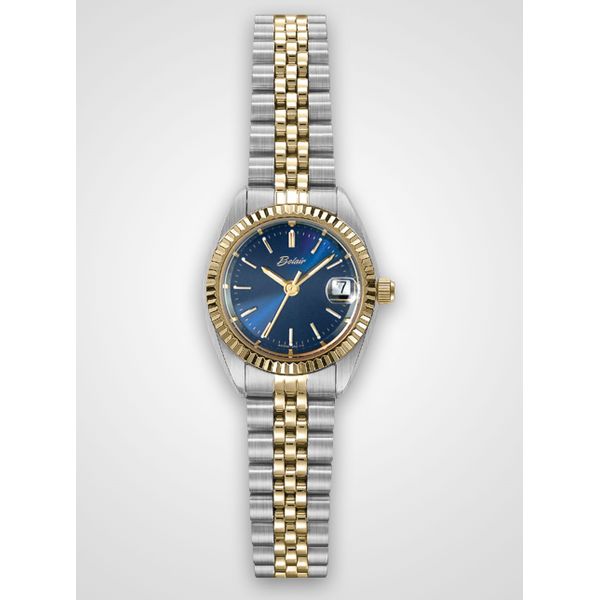 Chandlee Watch, Ladies, A4208T-BLU, StainlessSteel Quartz, 24 MM, Chandlee Jewelers Athens, GA