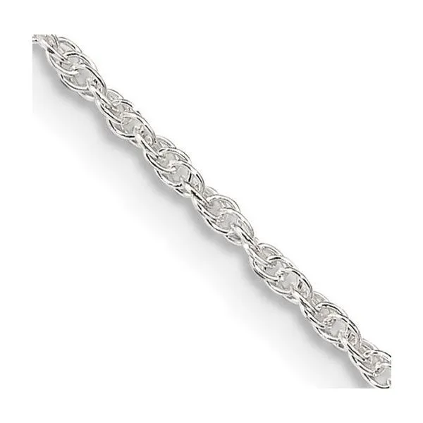 Sterling Silver Chain, Rope , 18 Inch