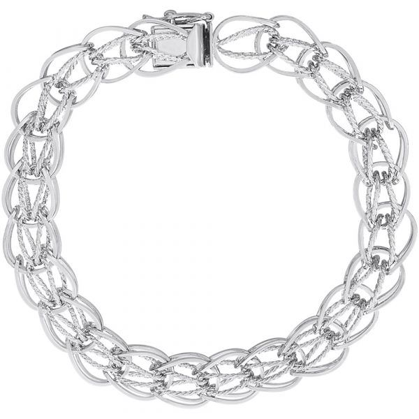 Sterling Silver Bracelet, charm , 7 , Chandlee Jewelers Athens, GA