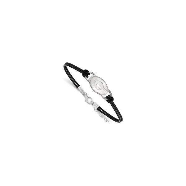 Sterling Silver Bracelet, UGA logo , 7 Inch Chandlee Jewelers Athens, GA