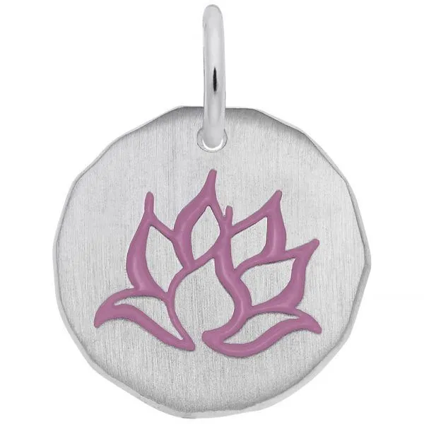 Sterling Silver Charms/ Pendants, lotus flower Chandlee Jewelers Athens, GA