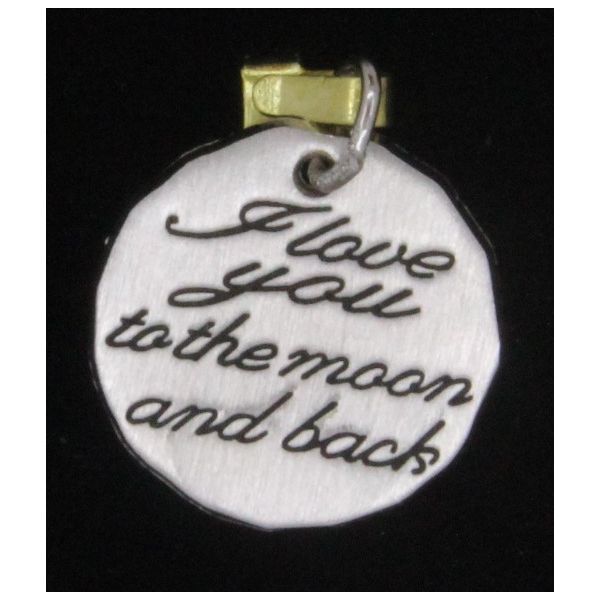 Sterling Silver Charms/ Pendants, love moon & back Chandlee Jewelers Athens, GA