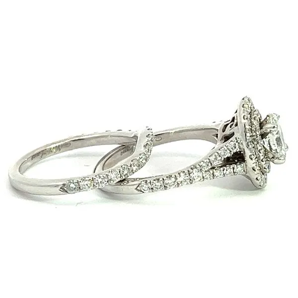 14KW Diamond Engagement Ring And WB Set Image 2 Charles Frederick Jewelers Chelmsford, MA