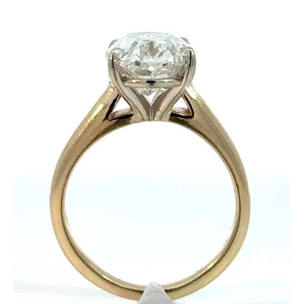 5ct Natural Oval Diamond Solitaire Image 2 Charles Frederick Jewelers Chelmsford, MA