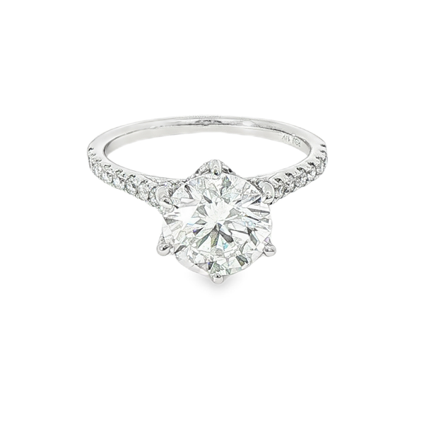 2.53ctw Round Brilliant Engagement Ring Charles Frederick Jewelers Chelmsford, MA