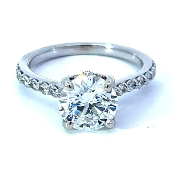 2.02 F VS1 Lab Grown Diamond With 14KW .58Ctw Lab VS-FG M...