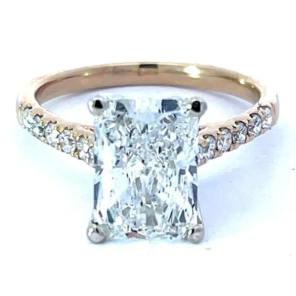 14Ky 3.06 RADIANT F/VVS2 Lab Diamond .27ctw Mounting