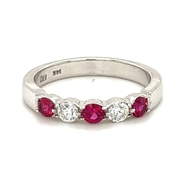 14k wg ruby /dia wr 2D=23/ 3r=40tw Charles Frederick Jewelers Chelmsford, MA