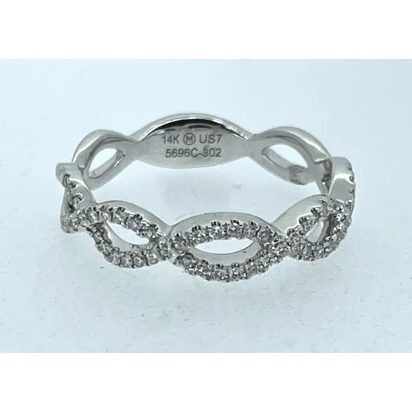 Diamond Infinity Ring Image 2 Charles Frederick Jewelers Chelmsford, MA