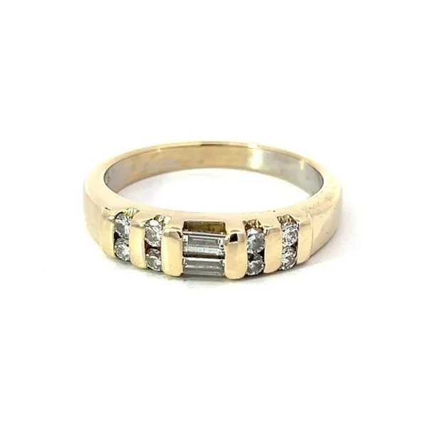 14KY Approximate .52ctw Natural Diamond Band Charles Frederick Jewelers Chelmsford, MA