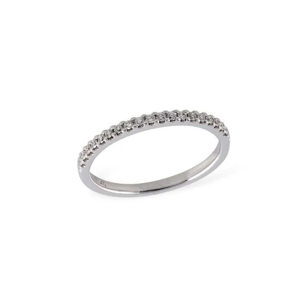 14KW Diamond Wedding Band 0.16ctw