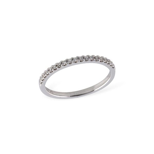 14KW Diamond Wedding Band 0.16ctw Image 2 Charles Frederick Jewelers Chelmsford, MA