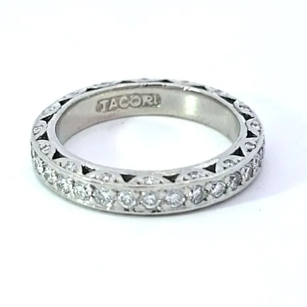 Platinum Tacori Eternity Band Size 6.25 Charles Frederick Jewelers Chelmsford, MA