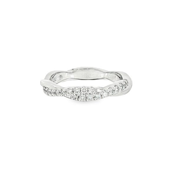 14kw Twisted Anniversary Ring Charles Frederick Jewelers Chelmsford, MA