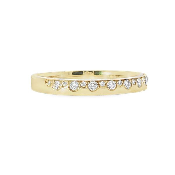.20ctw Offset Diamond Anniversary Band Image 2 Charles Frederick Jewelers Chelmsford, MA