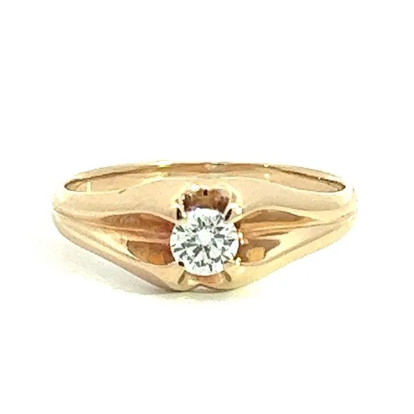 14KY Approximate .28ct GH SI1 Gents Diamond Ring Charles Frederick Jewelers Chelmsford, MA