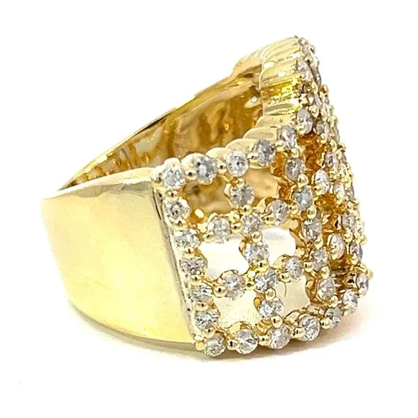 14KY 1.50ctw Natural Round Full Cut Diamond Fashion Ring Image 2 Charles Frederick Jewelers Chelmsford, MA