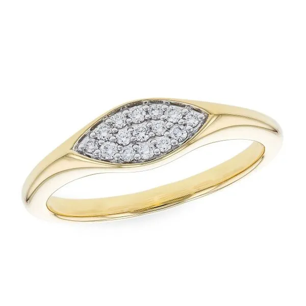 14KY Diamond Fashion Ring .14ctw
