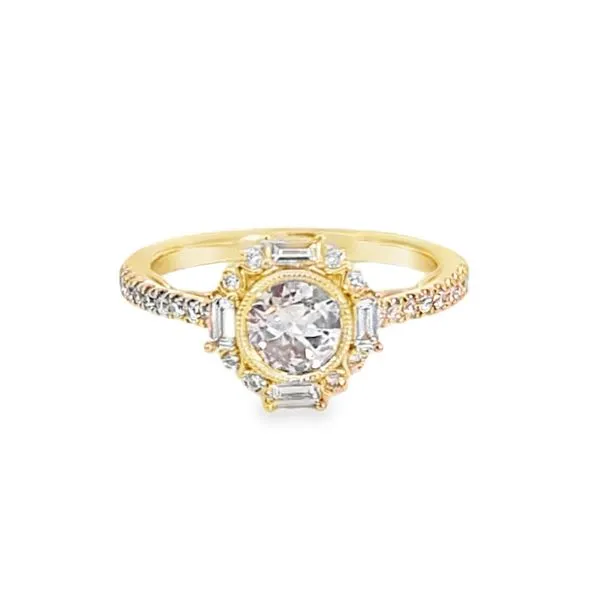 14ky Vintage Inspired Diamond Ring Charles Frederick Jewelers Chelmsford, MA