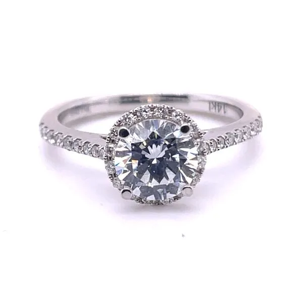Diamond Halo Setting Charles Frederick Jewelers Chelmsford, MA