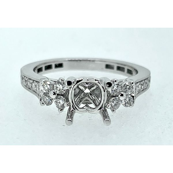 14k Diamond Ring Setting Image 2 Charles Frederick Jewelers Chelmsford, MA