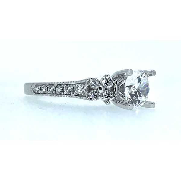 14k Diamond Ring Setting Image 3 Charles Frederick Jewelers Chelmsford, MA