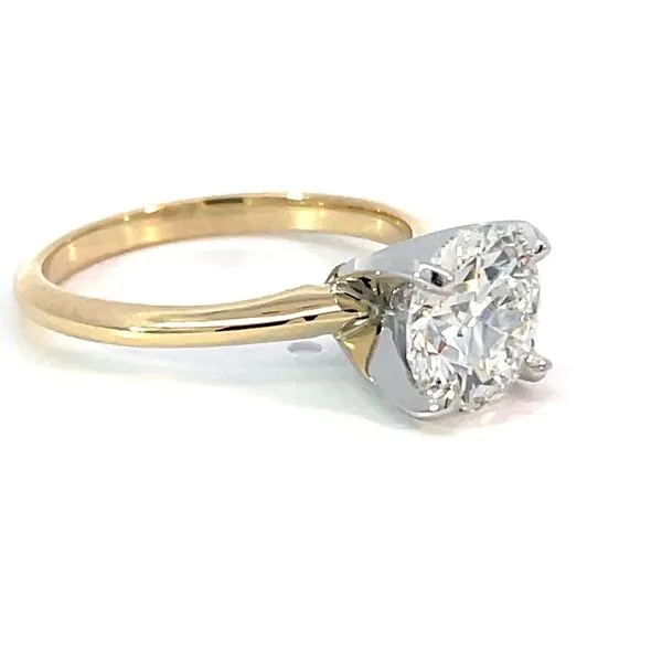18k & Platinum Solitaire Setting