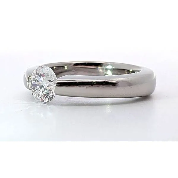 Estate Platinum Diamond Ring Image 2 Charles Frederick Jewelers Chelmsford, MA