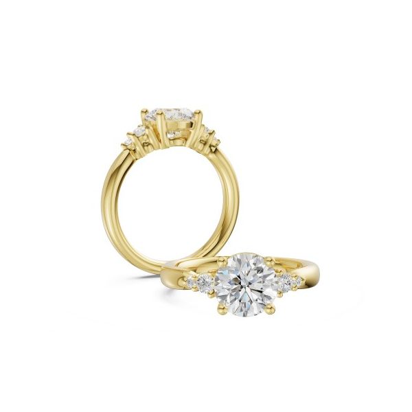 14KY Prong Semi Mount 0.16ctw **Center Stone not Included** Charles Frederick Jewelers Chelmsford, MA