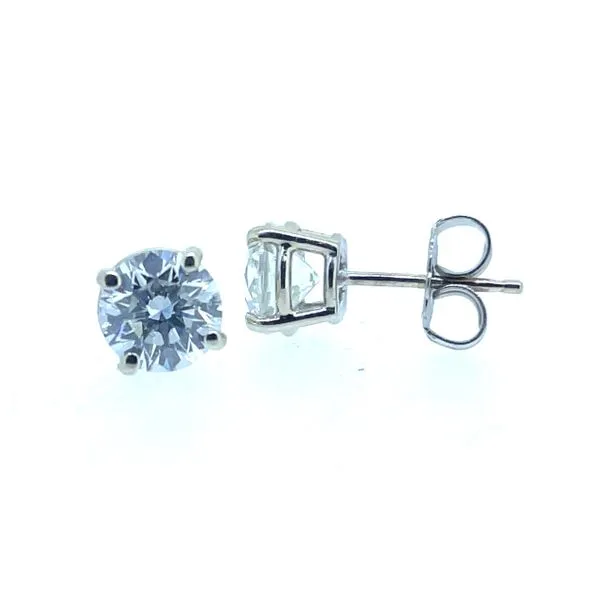 1.72ctw Diamond Stud Earrings in 14KW Image 2 Charles Frederick Jewelers Chelmsford, MA