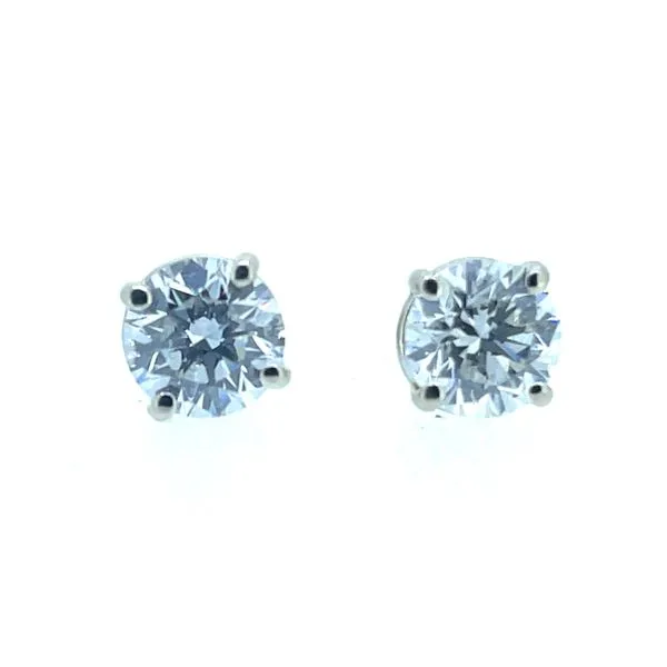 1.72ctw Diamond Stud Earrings in 14KW Charles Frederick Jewelers Chelmsford, MA