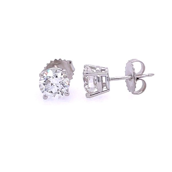 14KW 2.00ctw Lab Grown Diamond Earrings Image 2 Charles Frederick Jewelers Chelmsford, MA
