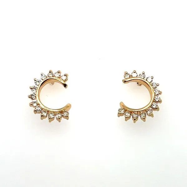 14KY Earrings.-Estate Charles Frederick Jewelers Chelmsford, MA