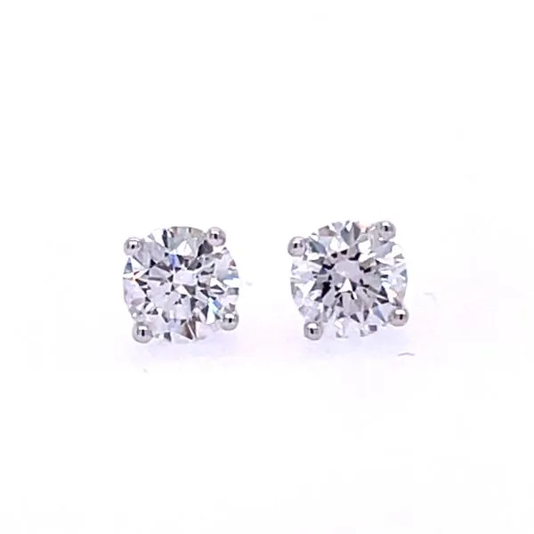 14KW 1.24ctw Lab Grown Diamond Earrings Charles Frederick Jewelers Chelmsford, MA