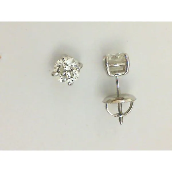 14KW 1.00ctw Diamond Studs Image 2 Charles Frederick Jewelers Chelmsford, MA
