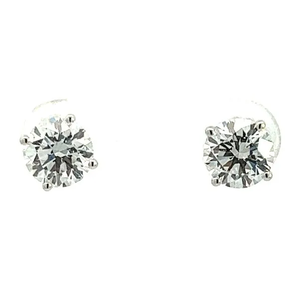 14KW Lab Diamond Stud Earrings Charles Frederick Jewelers Chelmsford, MA