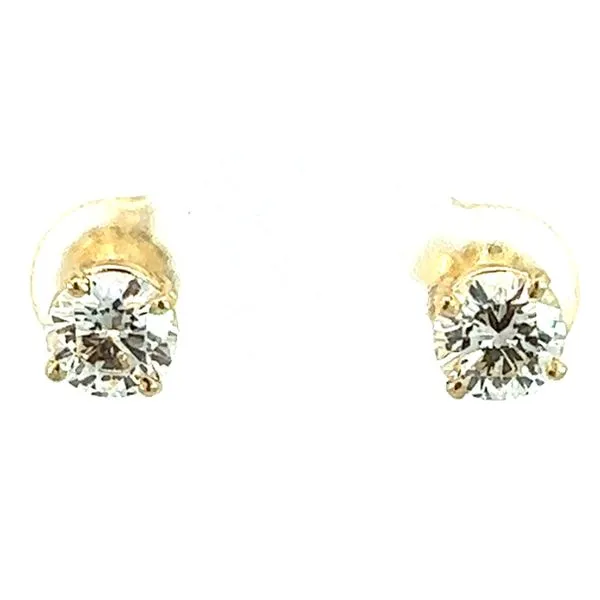 14KY 1.49ctw H SI1 Natural RBC Diamond Studs Charles Frederick Jewelers Chelmsford, MA