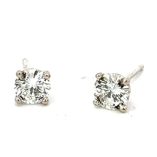 14KW .66ctw H SI1 Natural Diamond Stud Earrings Charles Frederick Jewelers Chelmsford, MA
