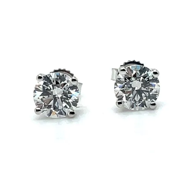14KW 1.47ctw Lab Grown Diamond Stud Earrings Charles Frederick Jewelers Chelmsford, MA