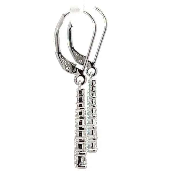 14KW Diamond Drop Earrings Image 2 Charles Frederick Jewelers Chelmsford, MA