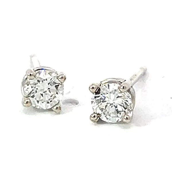 14KW .42ctw H SI1 Natural Diamond Stud Earrings Charles Frederick Jewelers Chelmsford, MA