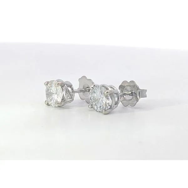 14kw .97ct Natural Diamond Studs Image 2 Charles Frederick Jewelers Chelmsford, MA